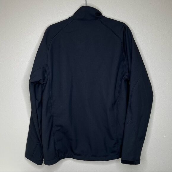 Kirkland Signature Soft Shell Black Jacket Water Resistant Pockets Men Large - Picture 5 of 12